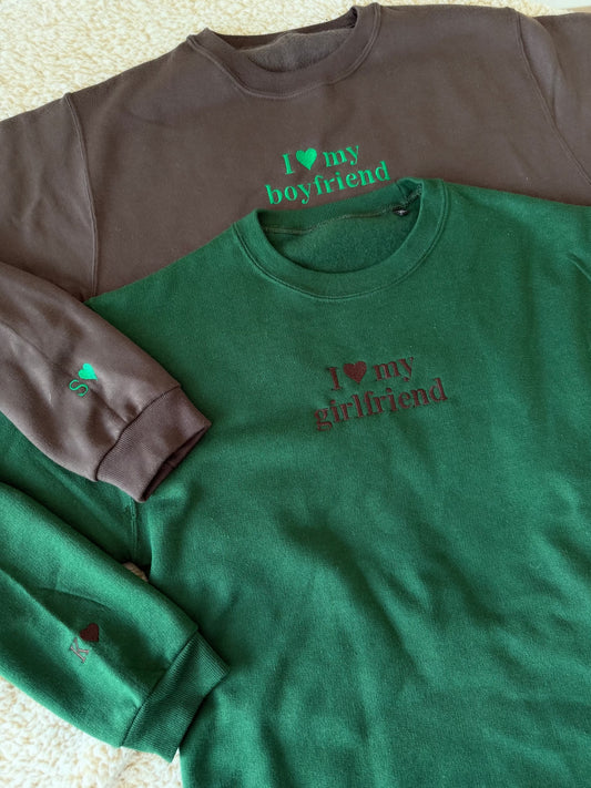 MATCHING SWEATER SET 'Girlfriend/Boyfriend'