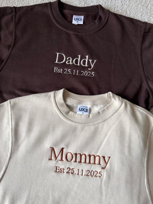 MATCHING SET 'Daddy' en 'Mommy'