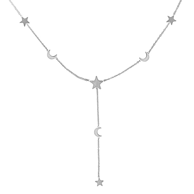 KETTING Moon and Stars ZILVER