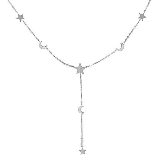 KETTING Moon and Stars ZILVER