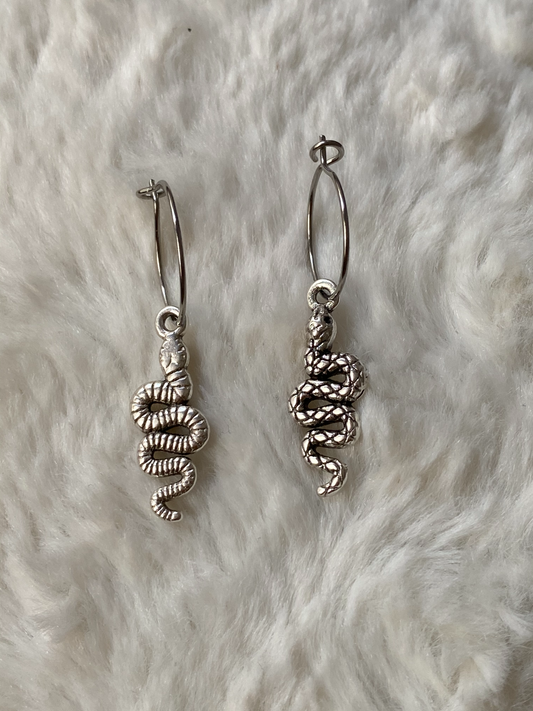 OORBEL Slang Zilver