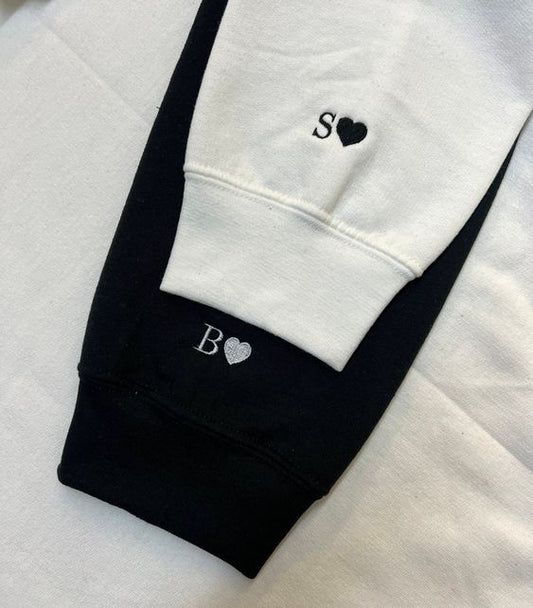 SWEATER Initiaal met hartje