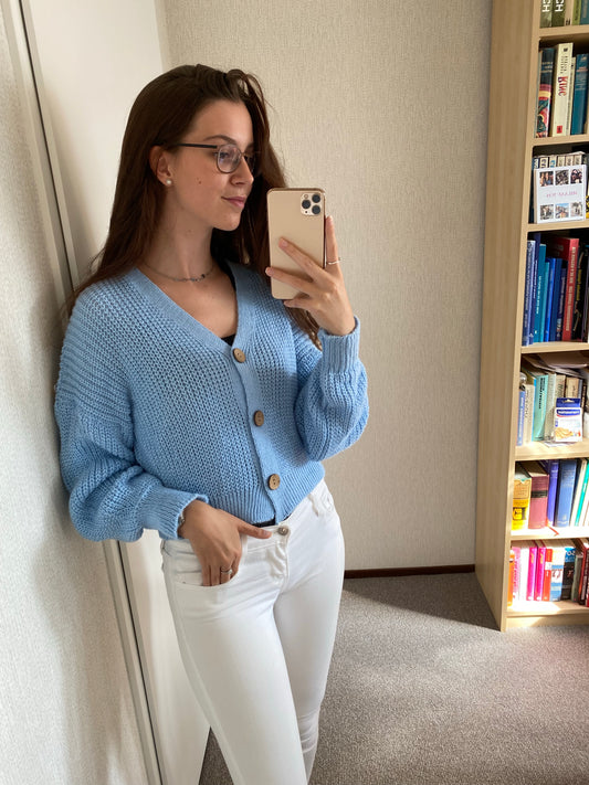 VEST Lily Blauw